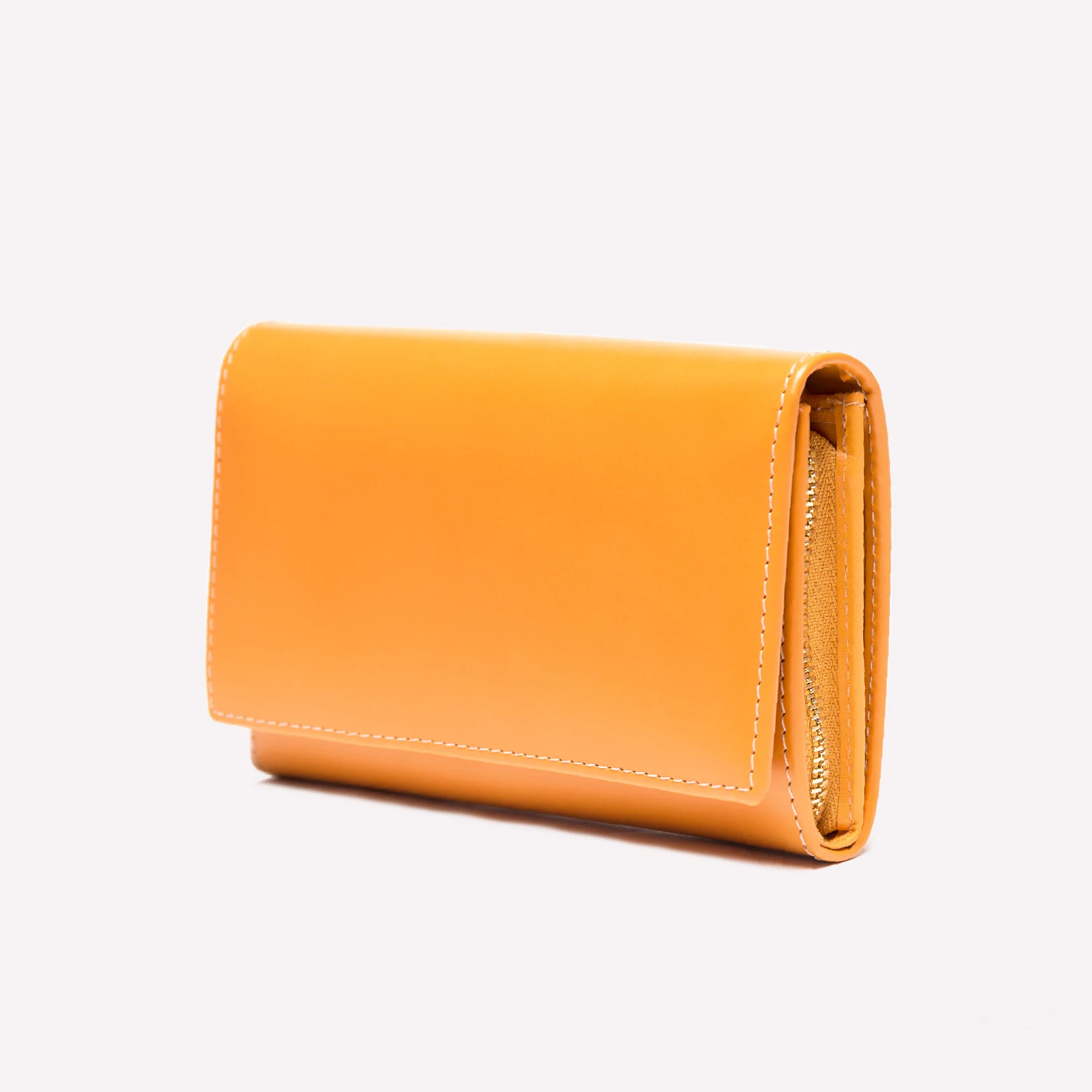 Bridle Hide Midi Flap-Over Purse - Image 11